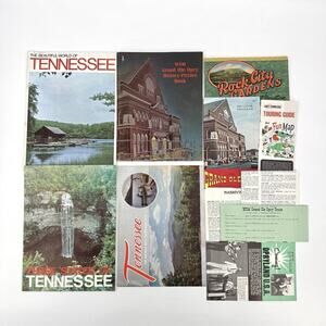 VTG Lot Tennessee 1970s Pictorial Guide Tourists Booklets Brochures Pamphlets